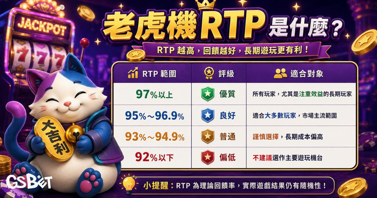 老虎機RTP是什麼